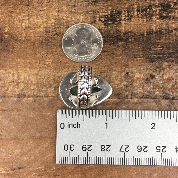 Ruby in Zoisite Stone Ring Size 8.25 - Picture 10 of 12